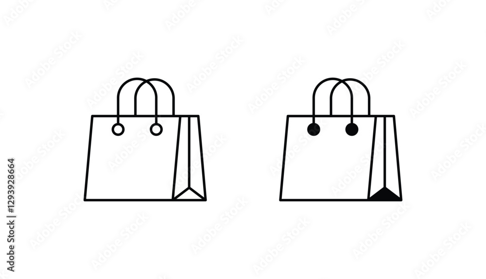 Shopping icon design with white background stock illustration Shopping icon design with white background stock illustration