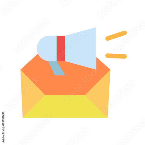 Email marketing campaign icon