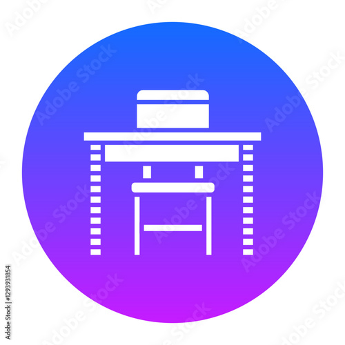 School Desk Icon