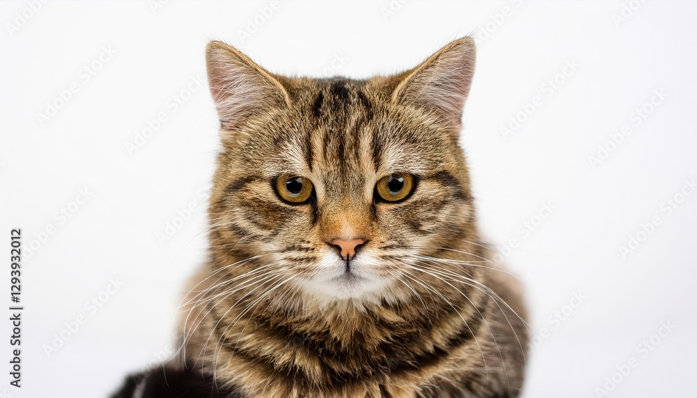 Lone Melancholic Feline Stands Against a Blank Canvas A Study of Contrast and Emotion in a Monochromatic World Lone Melancholic Feline Stands Against a Blank Canvas A Study of Contrast and Emotion in a Monochromatic World