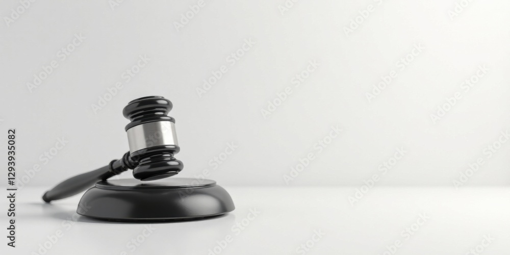 A Black Gavel on a Sound Block, Ready for a Legal Decision A Black Gavel on a Sound Block, Ready for a Legal Decision