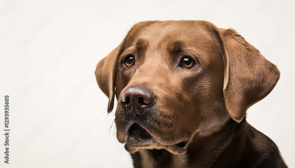 Charming Labrador Retriever in a Studio Setting, Expressing Playful Elegance with Soft Textures and Warm Tones, Perfect for Digital Art, Home Decor, or Design Inspiration. Charming Labrador Retriever in a Studio Setting, Expressing Playful Elegance with Soft Textures and Warm Tones, Perfect for Digital Art, Home Decor, or Design Inspiration.