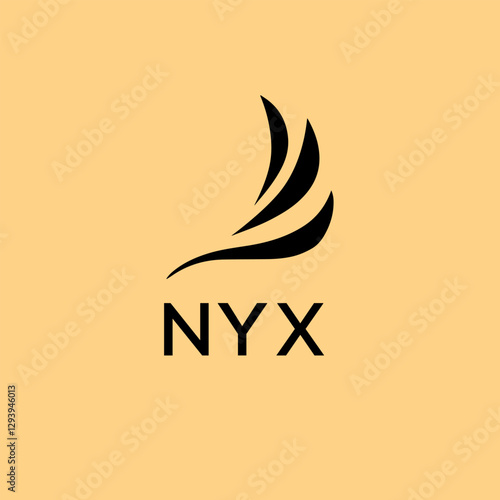 NYX letter logo design 