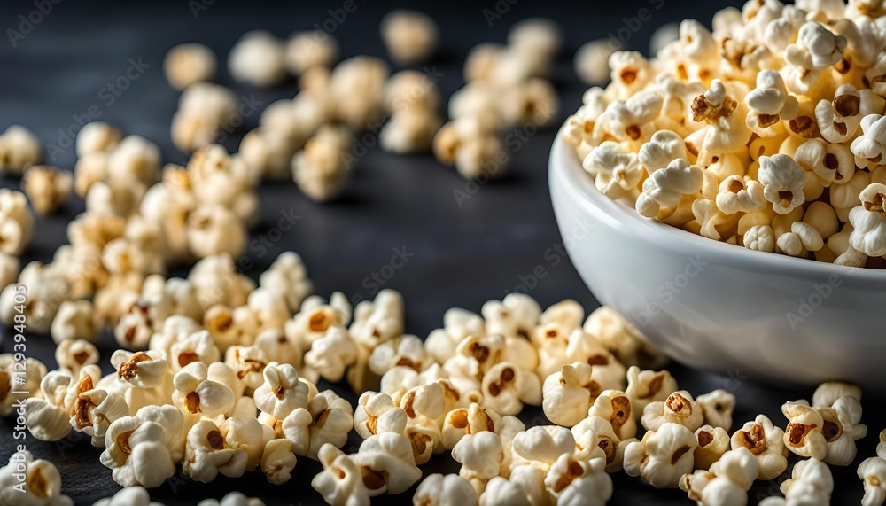 Popcorn in Bowl Popcorn in Bowl