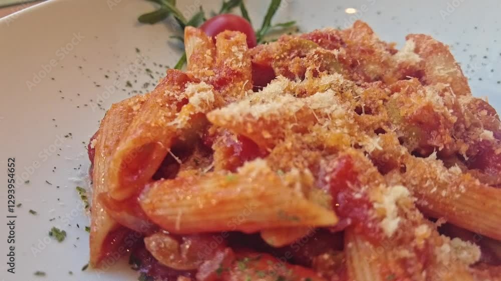 Delicious Penne Pasta With Tomato Sauce Delicious Penne Pasta With Tomato Sauce