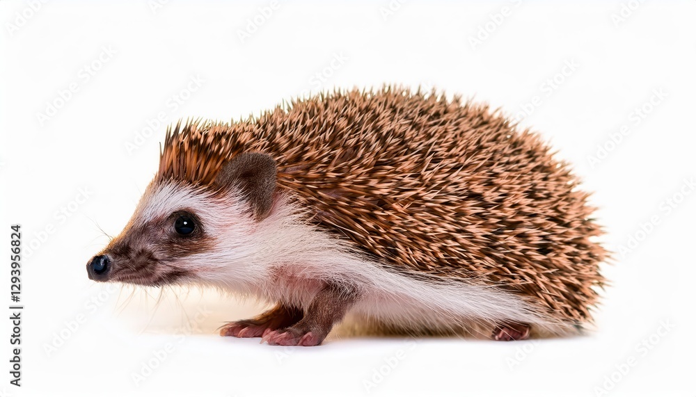 Winter Wanderer A Glimpse of a European Hedgehog Burrowing Through SnowCovered Pine Trees, Amidst the Tranquil Solitude of an Enchanted Forest Winter Wanderer A Glimpse of a European Hedgehog Burrowing Through SnowCovered Pine Trees, Amidst the Tranquil Solitude of an Enchanted Forest