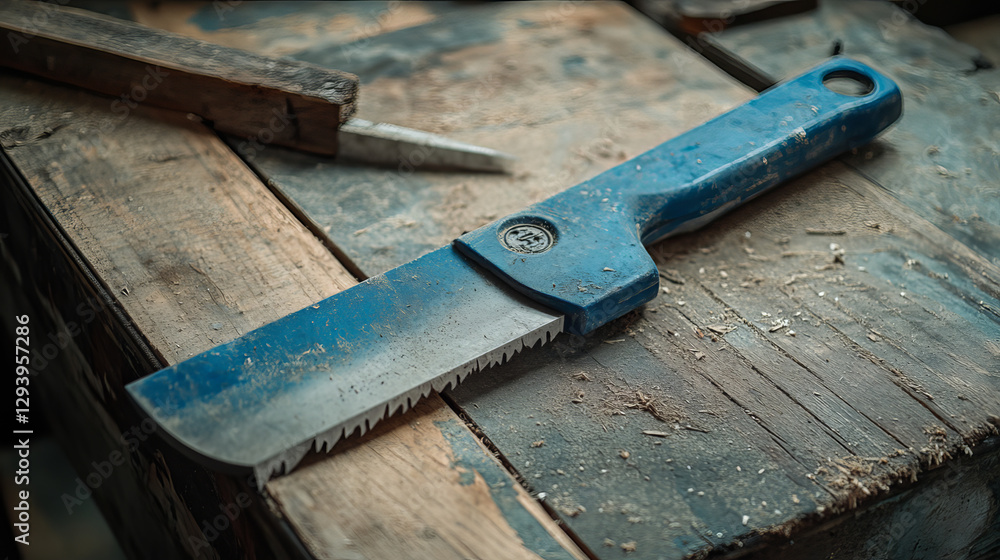Circular saw tool with sharp teeth for cutting wood. Blue and grey electric hand saw for carpentry and construction work vector illustration. Circular saw tool with sharp teeth for cutting wood. Blue and grey electric hand saw for carpentry and construction work vector illustration.