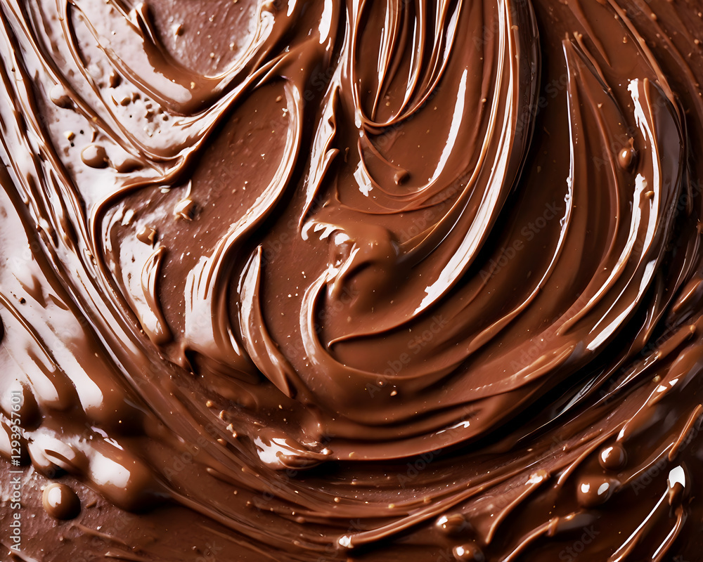 Cream chocolate spread surface background and texture Cream chocolate spread surface background and texture