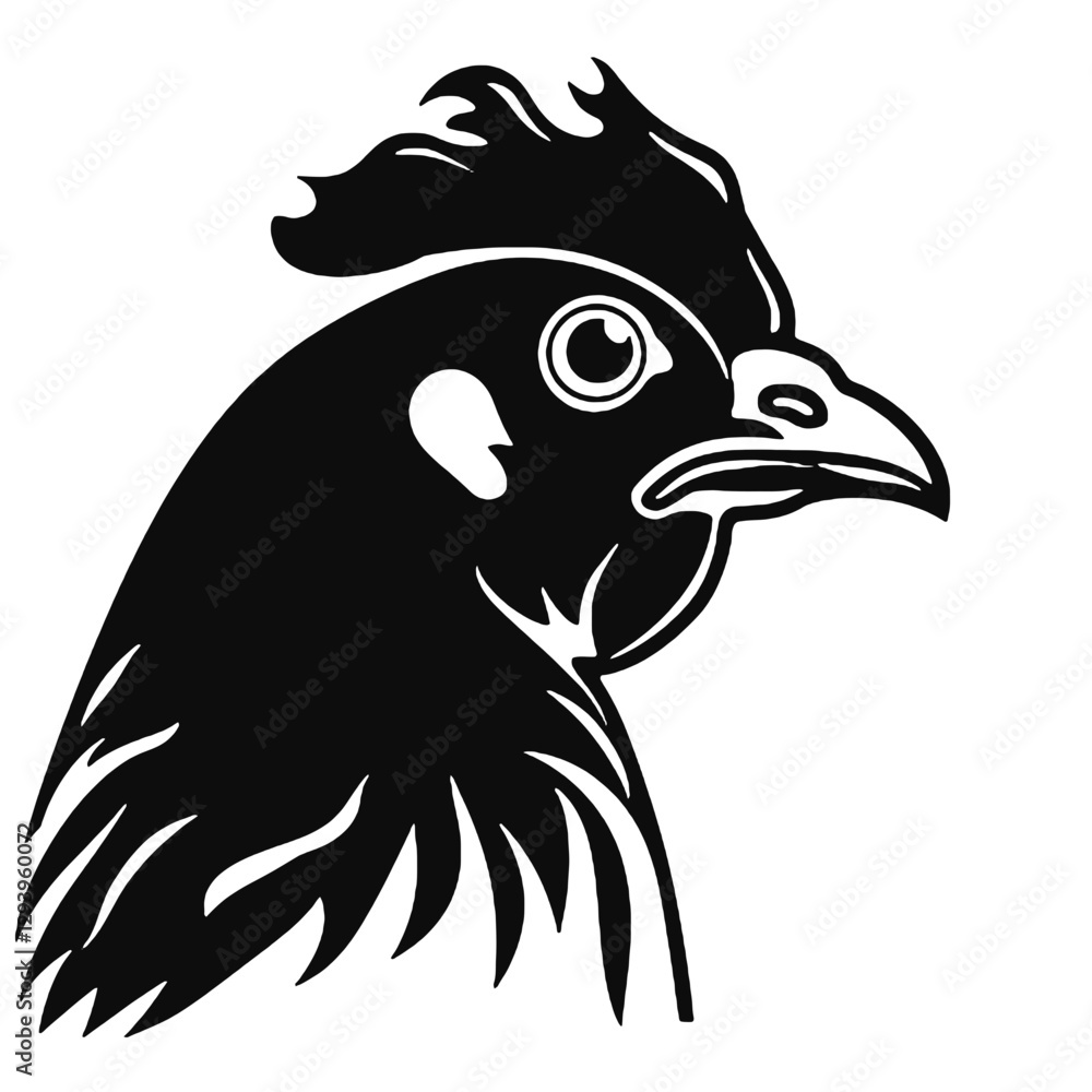 Fototapeta premium head of rooster