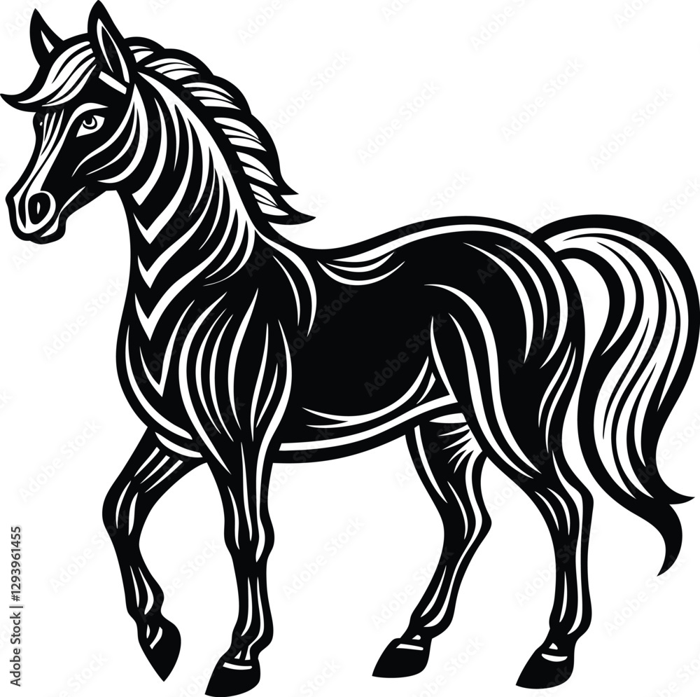 Obraz premium Horse vector illustration
