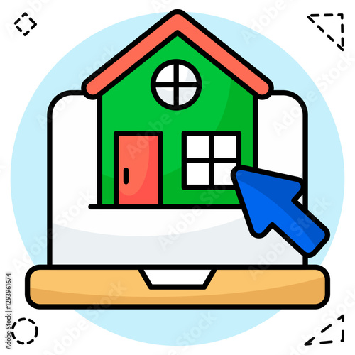 Modern design icon of camp