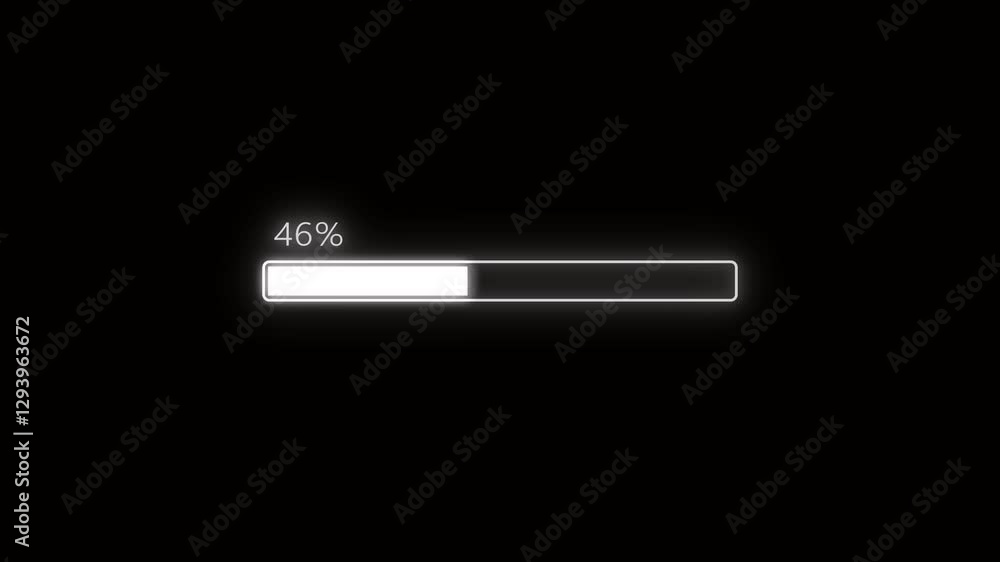 Loading bar downloading progress animation blue transfer 0-100 on black background. Loading bar icon animation in black background. Progress bar motion graphic concept. Loading bar downloading progress animation blue transfer 0-100 on black background. Loading bar icon animation in black background. Progress bar motion graphic concept.
