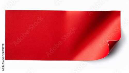 red paper sticker isolated with tears or snags and folds. Generated image Free Download red paper sticker isolated with tears or snags and folds. Generated image - GFXLoad