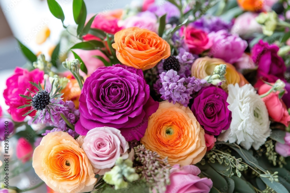 Obraz premium Stunning floral designs for weddings and special occasions, highlighting rich hues and exquisite blossoms for event styling and photography essentials