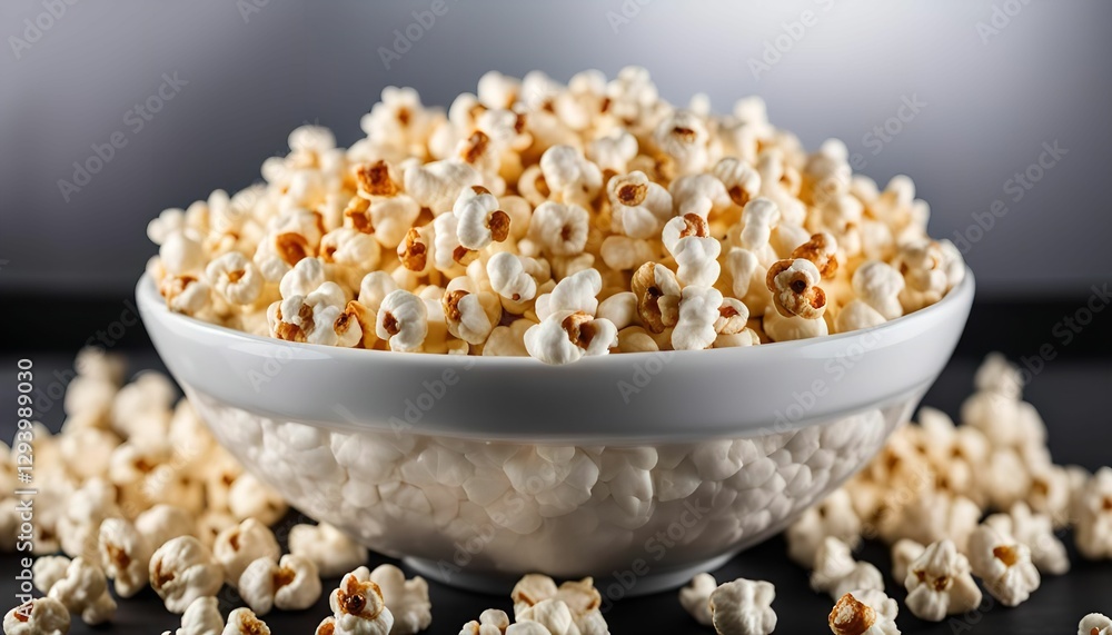 Bowl of Buttery Popcorn Bowl of Buttery Popcorn
