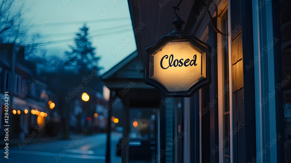 Obraz premium Closed shop