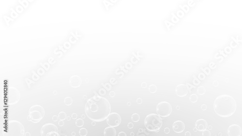 Png Glossy transparent soap bubble floating in the air, reflecting light. Delicate round sphere with a crystal-clear liquid drop effect. Shiny and clean water element, softly flying in a weightless