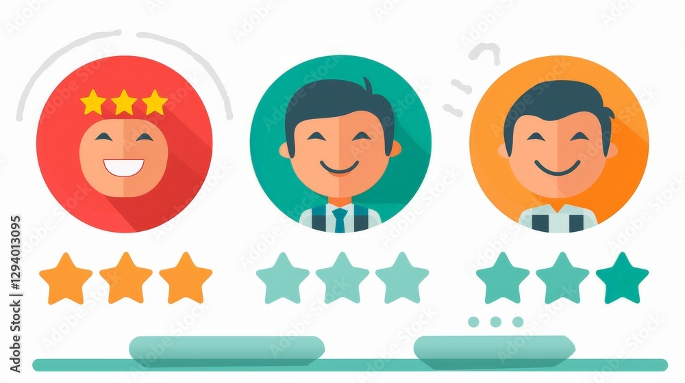Infographic displaying customer satisfaction survey results Infographic displaying customer satisfaction survey results