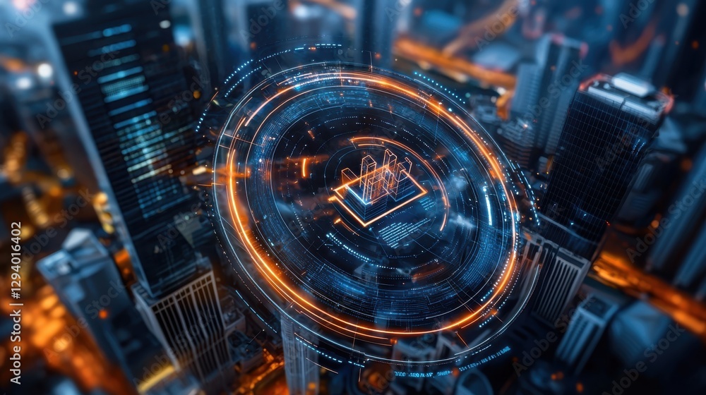 Digital art showcase cybernetic machines in a futuristic city Digital art showcase cybernetic machines in a futuristic city