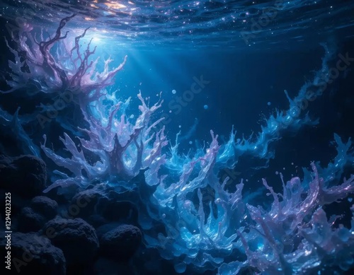 An abyssal tide of crystalline beauty