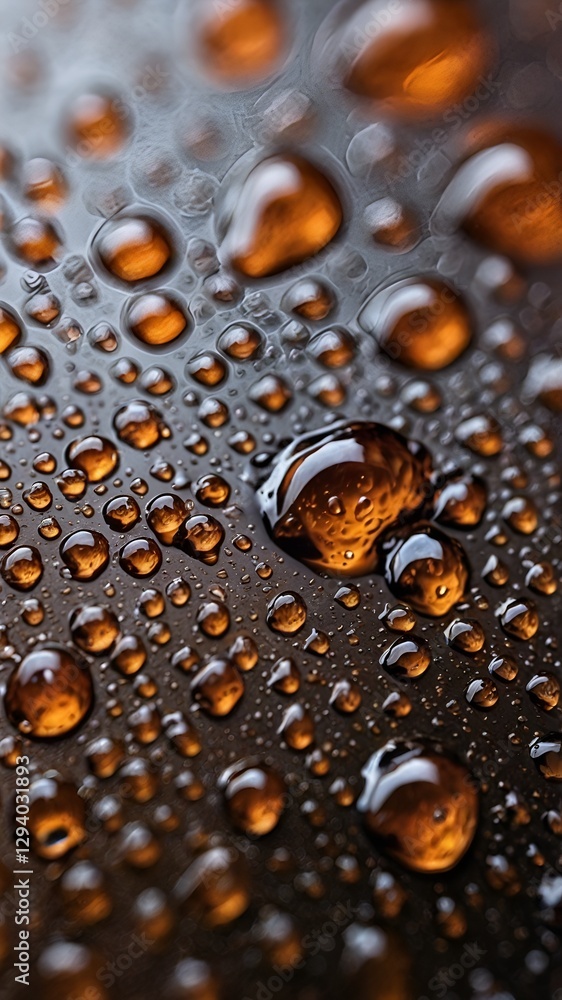 water drops on a glass surface water drops on a glass surface