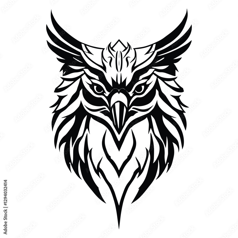 Obraz premium eagle tattoo design