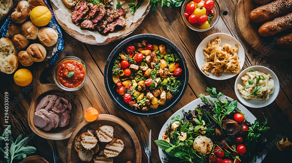 Fototapeta premium Western Cuisine Combination