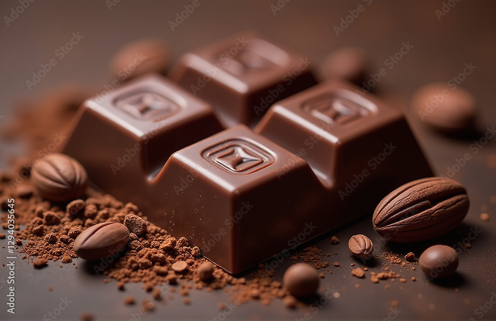 A Rich, Velvety Dark Chocolate Bar Filled With Deep Flavors Of Cocoa And Subtle Hints Of Sweetness And Bitterness. A Rich, Velvety Dark Chocolate Bar Filled With Deep Flavors Of Cocoa And Subtle Hints Of Sweetness And Bitterness.