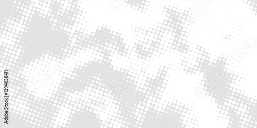 Dot white gray wave light technology texture background. Abstract big data digital concept. 3d rendering.