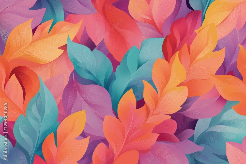 vibrant abstract floral pattern showcasing intricate designs and vivid colors with ample copy space vibrant abstract floral pattern showcasing intricate designs and vivid colors with ample copy space