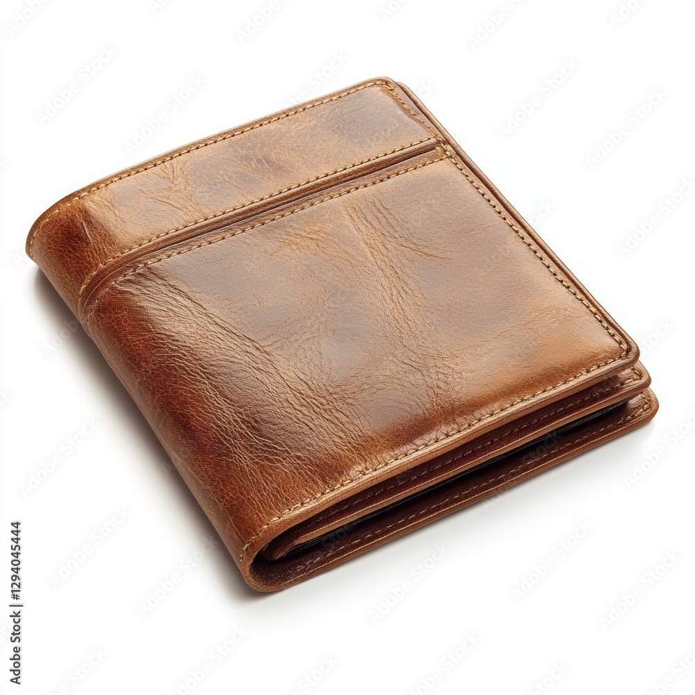 Classic Brown Leather Wallet with Sleek Design and Minimalist Features Classic Brown Leather Wallet with Sleek Design and Minimalist Features