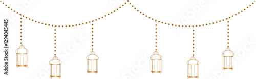 Hanging lamps,hanging chandeliers stock illustation