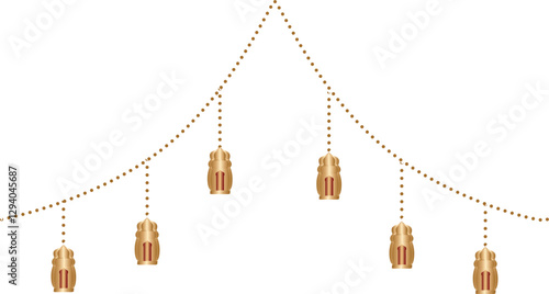 Hanging lamps,hanging chandeliers stock illustation