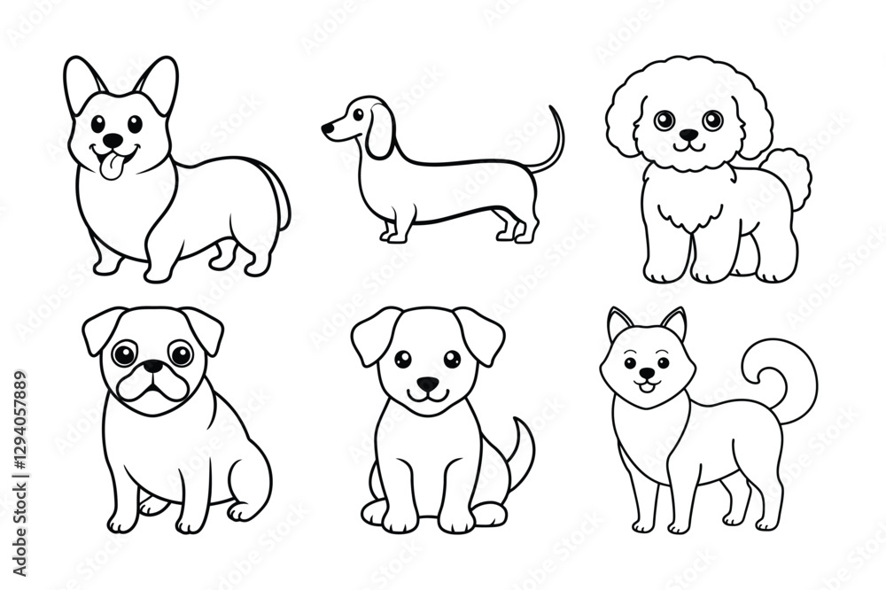 set of dogs set of dogs