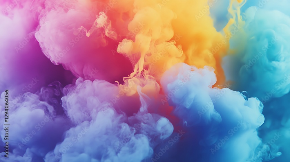 Abstract color explosion with swirling liquid textures Abstract color explosion with swirling liquid textures