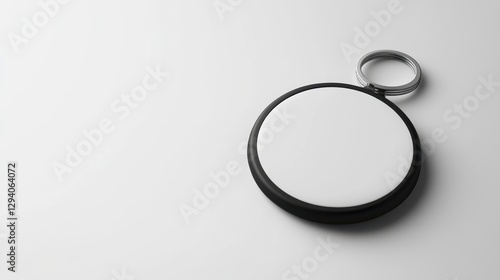 Wallpaper Mural Smart keychain with built-in tracker, placed neatly on a clean white backdrop Torontodigital.ca