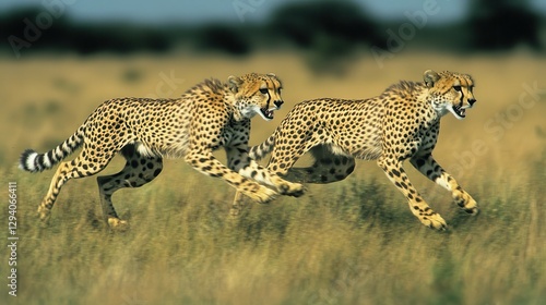 Cheetah Running in South Africa: Capturing the Speed and Elegance of African Wildlife