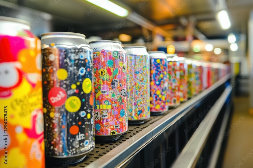 Craft Beer Can. Recycling Empty Cans in London Pub on January 17 2021: Ales and Pilsner Craft Beer Can. Recycling Empty Cans in London Pub on January 17 2021: Ales and Pilsner