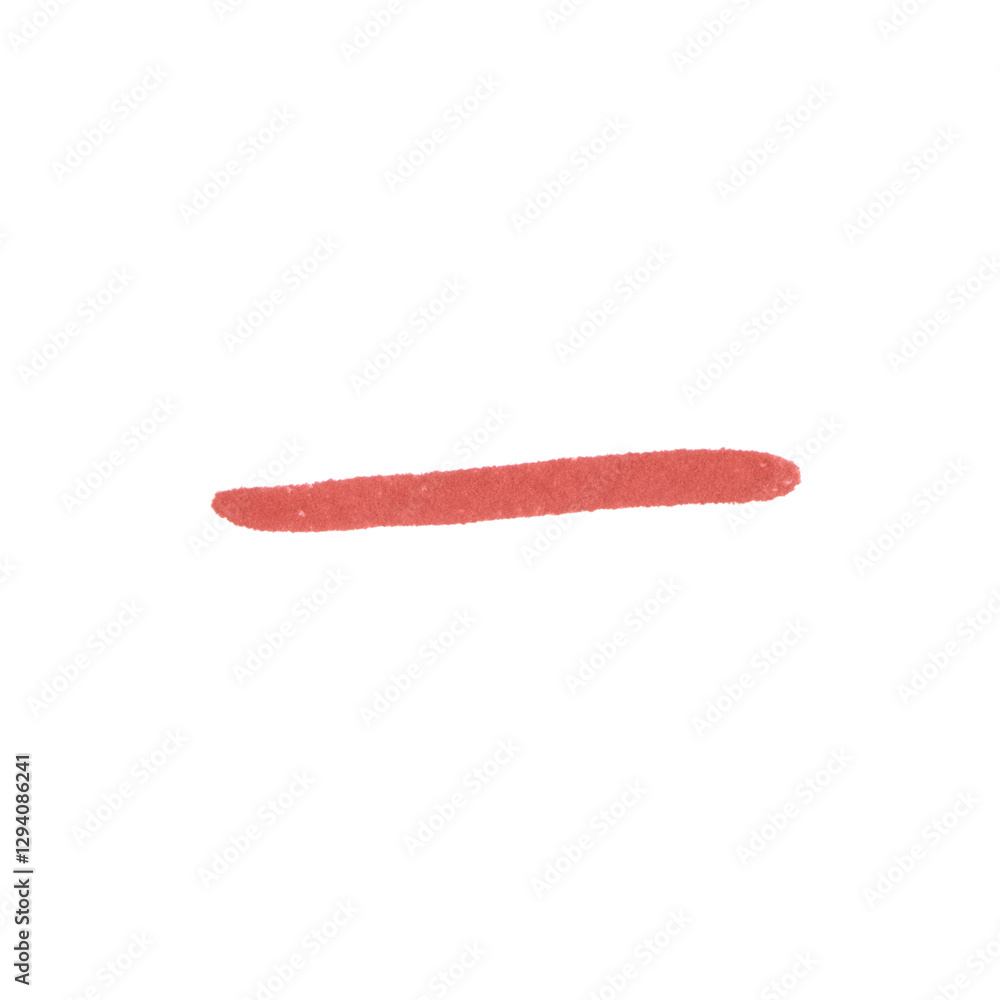 Dash Symbol, hand-drawn marker glyph with red color on transparent Background Dash Symbol, hand-drawn marker glyph with red color on transparent Background