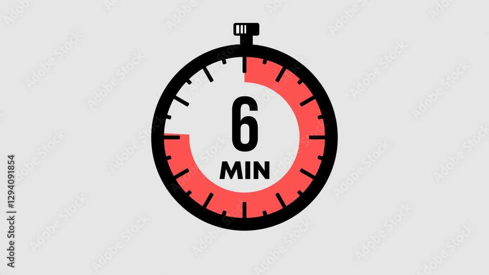 Symbolic 20 minute countdown graphic animation. Alpha channel. Transparent background motion design. 4K resolution Symbolic 20 minute countdown graphic animation. Alpha channel. Transparent background motion design. 4K resolution