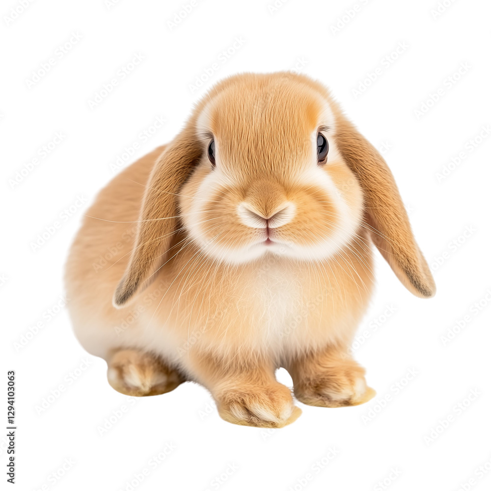 Rabbit Isolated On Transparent Background, perfect for animal themed designs, pet projects, Easter related visual content Rabbit Isolated On Transparent Background, perfect for animal themed designs, pet projects, Easter related visual content