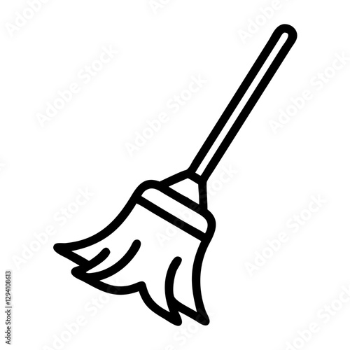 Broom with a bristle head