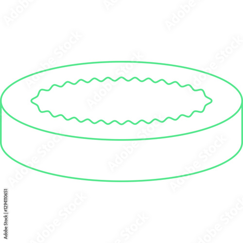 Creme Brulee icon single vector illustration