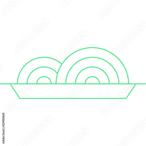 Fettucini Alfredo icon single vector illustration