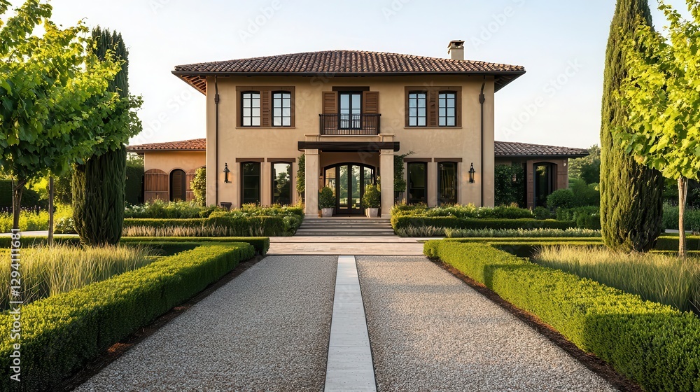 Elegant vineyard mansion with rustic charm and modern luxury, wine country haven Elegant vineyard mansion with rustic charm and modern luxury, wine country haven