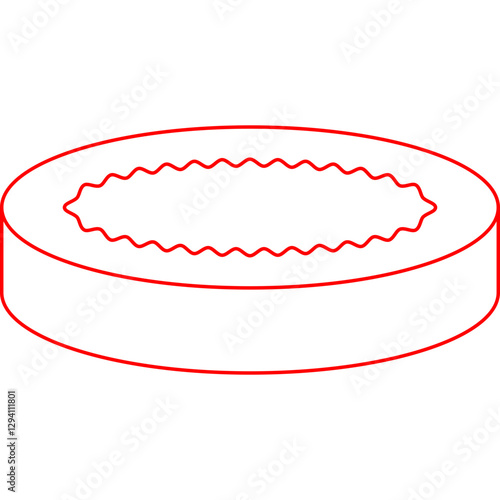 Creme Brulee icon single vector illustration