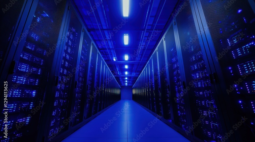 Glowing Server Racks in a Secure Data Center for Classified Information Glowing Server Racks in a Secure Data Center for Classified Information