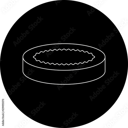 Creme Brulee icon single vector illustration