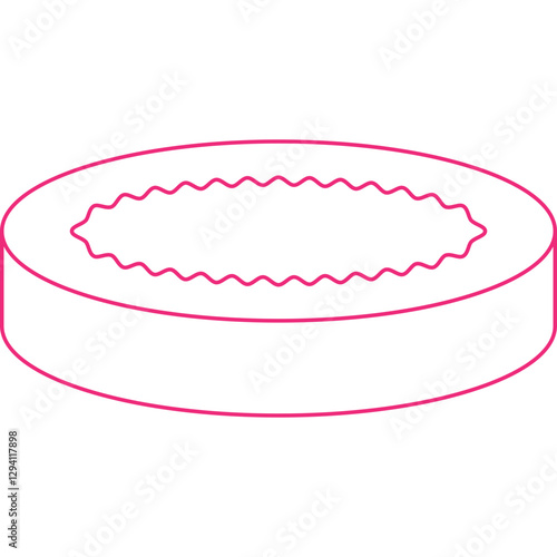 Creme Brulee icon single vector illustration
