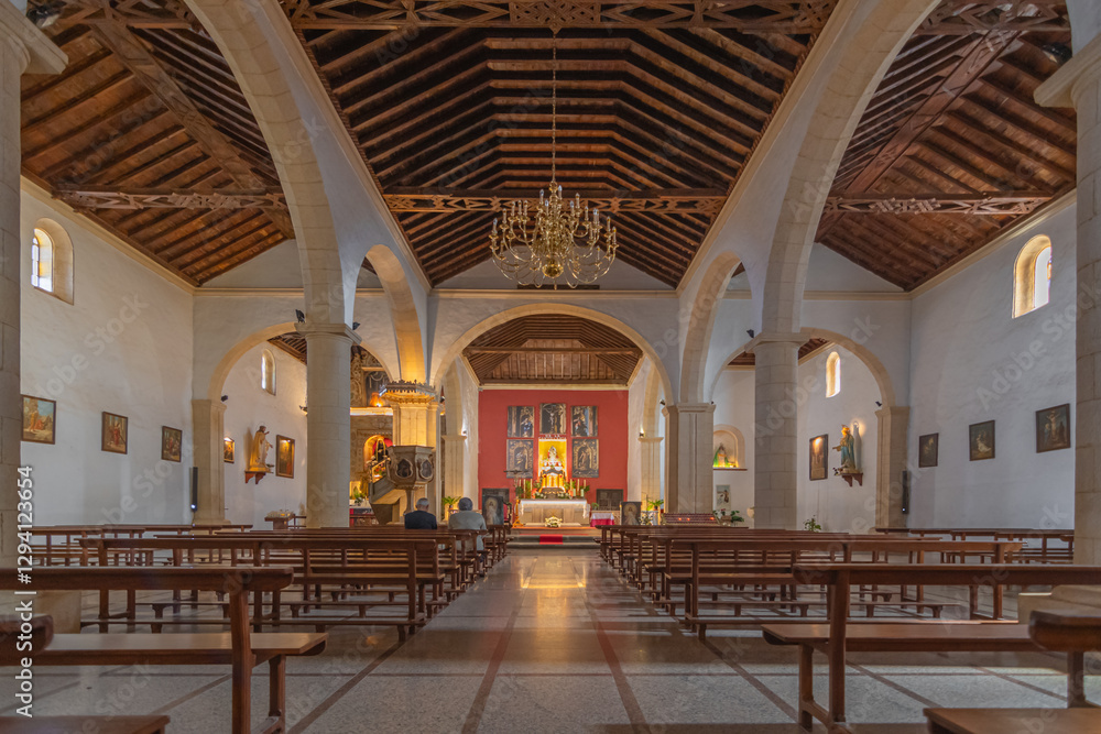 Φωτογραφία Eglise de Nuestra Señora de la Candelaria à La Oliva, village typique de Fuerteventura, Canaries, Espagne